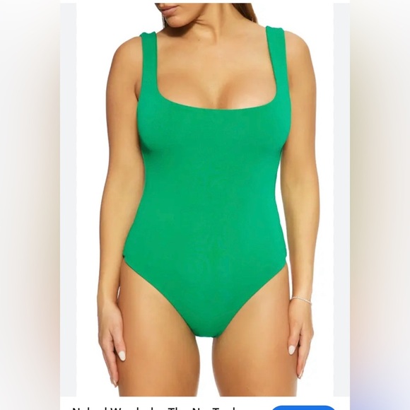 naked wardrobe Other - Naked Wardrobe Vibrant Green One-Piece Swimsuit